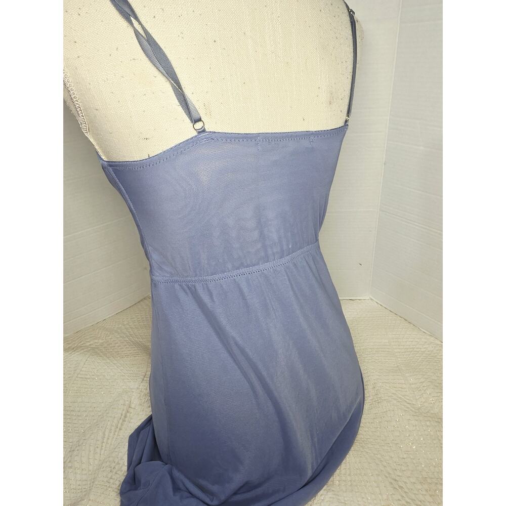 New Urban Outfitters Brenna Bustier Mini Dress in Periwinkle Blue Babydoll Sexy - Picture 2 of 13